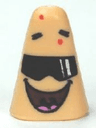 Minifigure, Head, Modified Patrick with Sunglasses Pattern