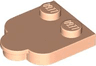 Tile, Modified 2 x 2 with Studs on Edge, Rounded Corners and 1 x 1 Half Circle Extension
