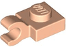 Plate, Modified 1 x 1 with Open O Clip (Horizontal Grip)
