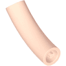 Brick, Round Tube 1 x 1 d. 45 degrees Elbow Macaroni Half - Axle Hole