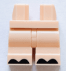Hips and Medium Legs with Black Hooves Pattern