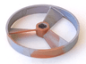 Bionicle Rhotuka Spinner (Propeller / Rotor) with Marbled Pearl Light Gray Pattern