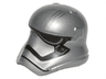 Minifigure, Headgear Helmet SW Stormtrooper Ep. 7 Captain Phasma Rounded Mouth Pattern