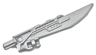 Large Figure Weapon, Blade with Bar Holder and Axle
