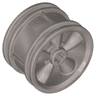 Wheel 30.4mm D. x 20mm with No Pin Holes and 5 Large Spokes
