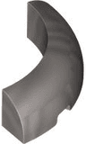 Brick, Round Corner 4 x 4 without Studs
