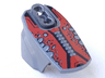 Hero Factory Armor with Ball Joint Socket - Size 5 with Spine Pattern (Raw-Jaw)