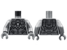 Torso Armor, Silver Plates, Dark Bluish Gray Trim, White Trapezoid Pattern / Flat Silver Arms / Dark Bluish Gray Hands