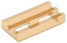 Tile, Modified 1 x 2 Grille with Bottom Groove