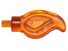 Wave Rounded Straight Single with Small Pin End (Candle Flame)