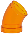 Cylinder Tube, Curved 45 degrees