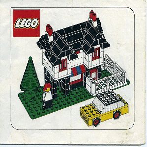 LEGO Weetabix Promotional House 1 (00-2) set, 1976