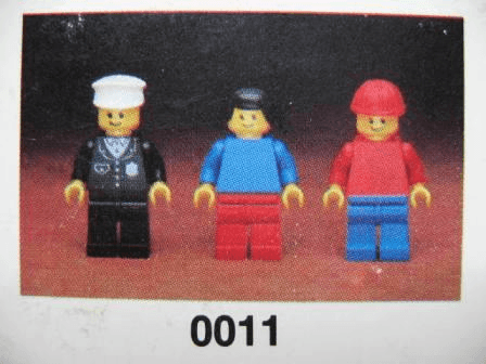 LEGO LEGOLAND Mini-Figures (0011-2) set, 1982
