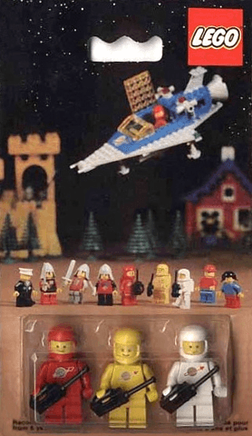LEGO Assorted Spacemen (0015-1) set, 1982