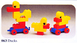 LEGO Ducks (063-2) set, 1978