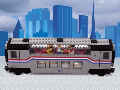 LEGO Railroad Club Car (10002-1) set, 2001