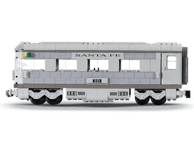 Santa Fe Cars - Set II (dining, observation, or sleeping car)