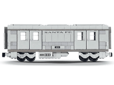 LEGO Santa Fe Cars - Set I (mail or baggage car) (10025-1) set, 2002
