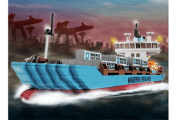 LEGO Maersk Sealand Container Ship {2004 Edition} (10152-1) set