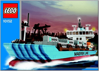 LEGO Maersk Line Container Ship {2006 Edition} (10152-3) set, 2006