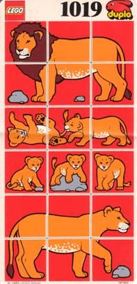 LEGO Mosaic Set (Lion) (1019-1) set