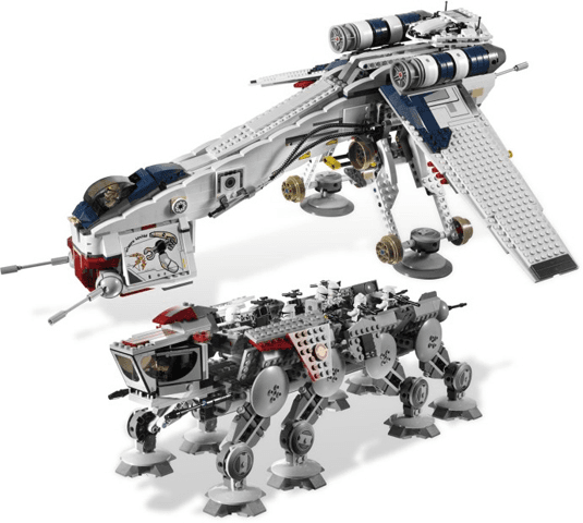 LEGO Republic Dropship with AT-OT (10195-1) set, 2009
