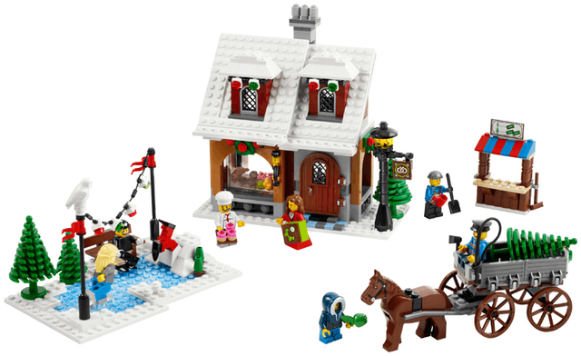 LEGO Winter Village Bakery (10216-1) set, 2010