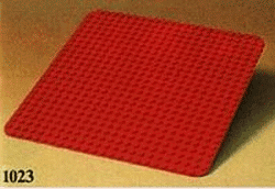 LEGO Giant Red Baseplate (1023-1) set, 1985