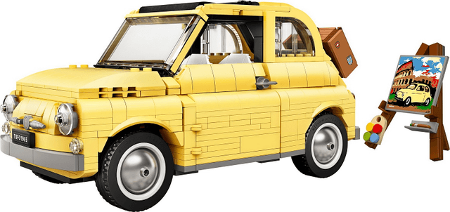 LEGO Fiat 500 {Bright Light Yellow Edition} (10271-1) set, 2020