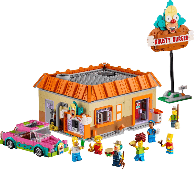 LEGO Krusty Burger (10352-1) set, 2025