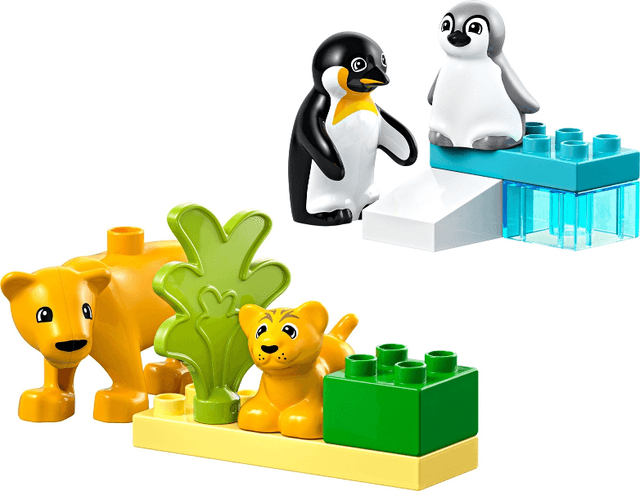 LEGO Wild Animal Families: Penguins & Lions (10442-1) set, 2025