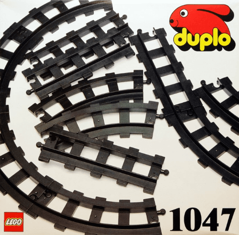 LEGO Extra Track (1047-1) set, 1986
