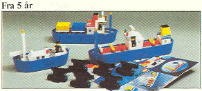 LEGO Ships - 247 elements and 1 poster (1049-1) set, 1985