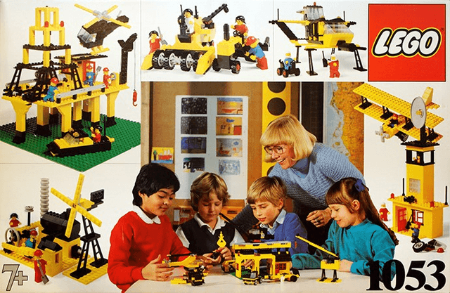 LEGO Community Buildings (LEGO Basic School Set) (1053-1) set, 1984