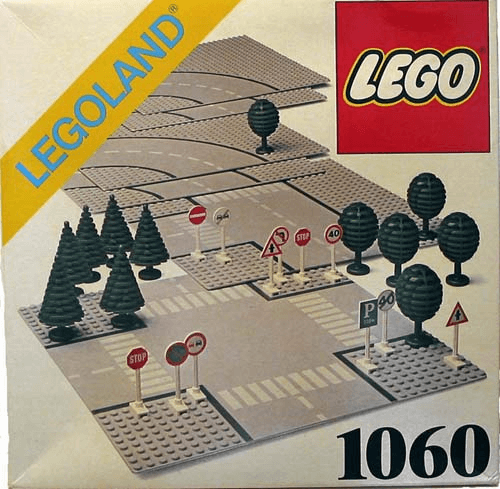 LEGO Road Plates and Signs (1060-1) set, 1981