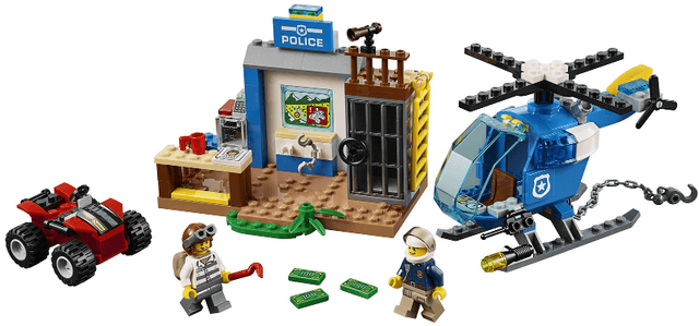 LEGO Mountain Police Chase (10751-1) set, 2018