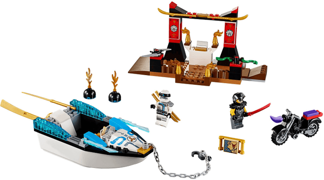 LEGO Zane's Ninja Boat Pursuit (10755-1) set, 2018