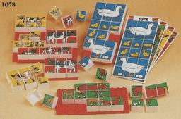 LEGO Animal Mosaic Puzzle - 72 elements, 4 Domestic Animals (1078-1) set