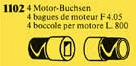 LEGO Motor Bushes (1102-1) set, 1977
