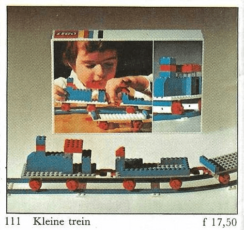LEGO Starter Train Set without Motor (111-2) set, 1966