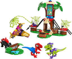 Spidey and Gobby's Raptor Battle at Tree House HQ