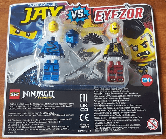 LEGO Jay vs. Eyezor blister pack (112112-1) set, 2021