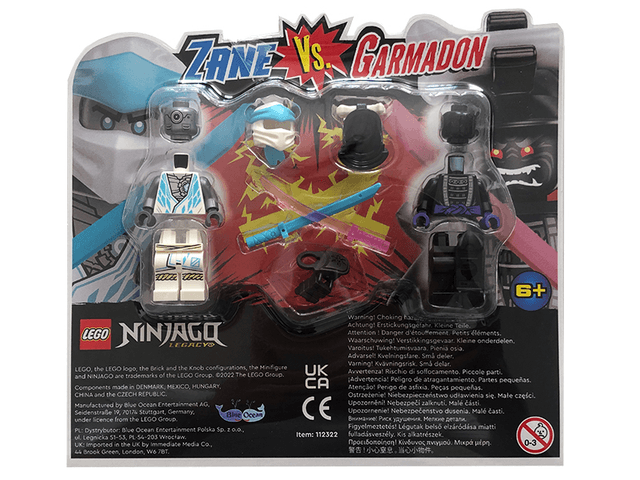 LEGO Zane vs. Garmadon blister pack (112322-1) set, 2022