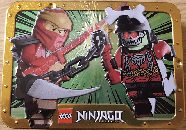 LEGO Kai vs. Bone King metal box (112324-2) set, 2023