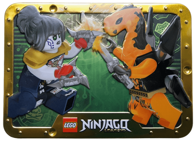 LEGO Pixal vs. Viper Flyer metal box (112328-1) set, 2023
