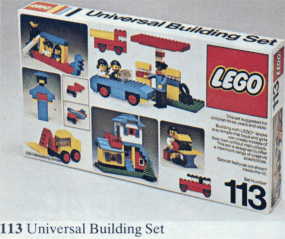 LEGO Universal Building Set (113-1) set, 1977
