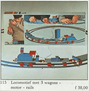 LEGO Starter Train Set with Motor (115-2) set, 1966