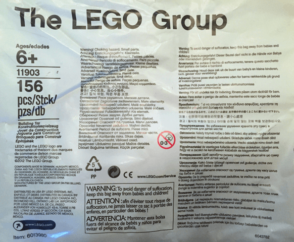 LEGO Parts for NINJAGO - Brickmaster: Fight the Power of the Snakes (Book b12njo07) polybag (11903-1) set, 2013