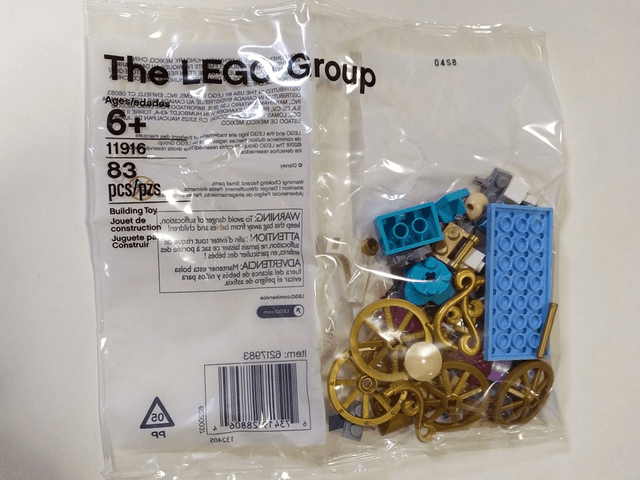 LEGO Parts for Disney Princess: Build Your Own Adventure (included in Book 9780241318638, 9781465473684) polybag (11916-1) set, 2018