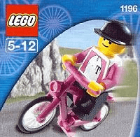 Biker with Bicycle
